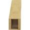 Ekena Millwork 5-inch W x 14-inch D x 14-inch H Stanfield Rough Cedar Woodgrain TimberThane Knee Brace, Primed BRCUR05X14X14STARCPR - alternate 5